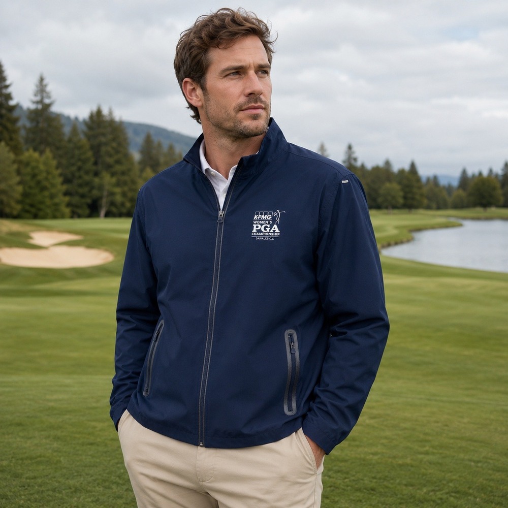 Polo Golf Ralph Lauren Mens XL Navy PGA Championship Packable Jacket
